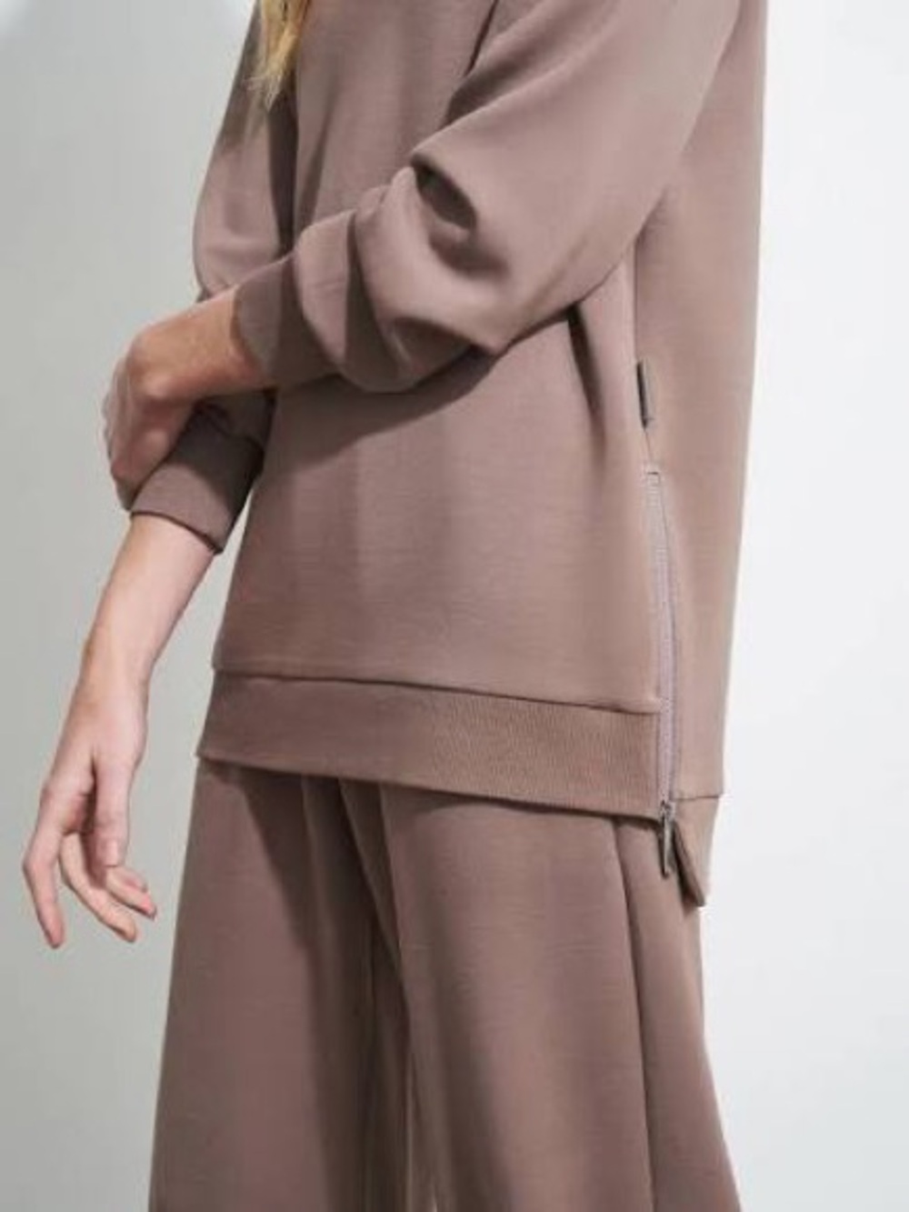 Varley Charter Sweat 2.0 Doublesoft Side Zip Top